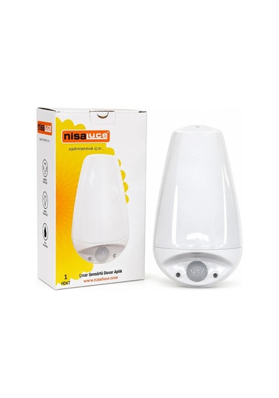 E27 - Ip20 Soft 0,4w - 50w Çınar Sensörlü Led Aplik Duvar Lambası E2003-2 5468 Çok Renkli