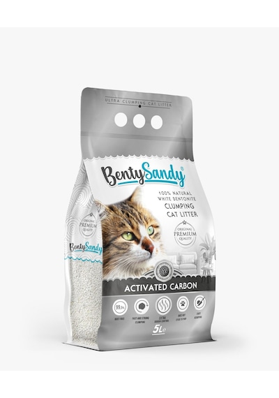 Benty Sandy Aktif Karbon Kedi Kumu 5 L