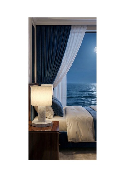 Minimalist Masa Lambası Gece Lambası Hediyelik Gümüş - 839978787 Gümüş