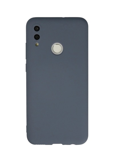 Huawei P Smart 2019 Kılıf Nano İçi Kadife Silikon - Gri İtdark34712