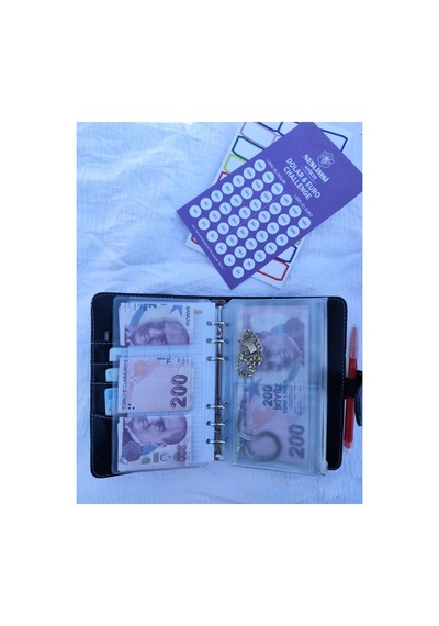 Bütçe Planlayıcı Manyetik Ajanda -siyah Sticker Ve Challenge Hediyeli