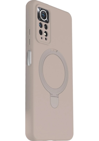 Gld-spt- Newface Xiaomi Redmi Note 12 Pro 4g Regal Magsafe Standlı Kapak - Çöl Titanyum