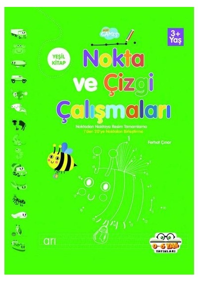 3-6 Yaş Nokta Ve Çizgi Çalışmaları Seti 4 Kitap