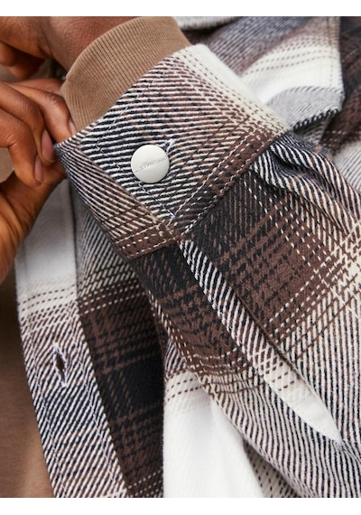 Jack & Jones Jack Jones Jared Check Overshırt Erkek Gömlek 12246825 001