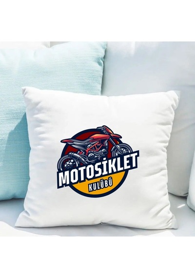 Kurumsal Logolu Saten Yastık Kılıfı 50x50 Cm Firmalara Özel Baskılı Dekoratif Kırlent Kılıfı İçi Boş Beyaz