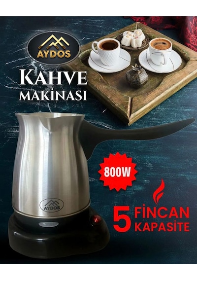 Türk Kahve Makinesi 5 Fincan Kapasteli