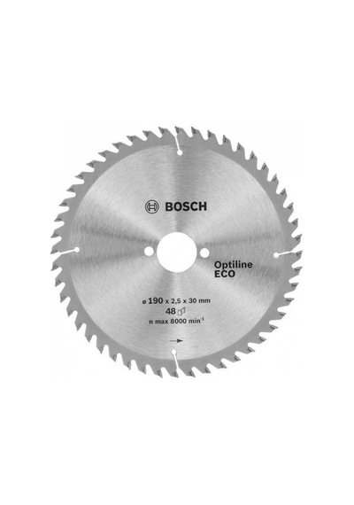 Bosch Optine Eco Daire Testere Bıçağı 190x30 Mm 48 Diş 2 608 641 790