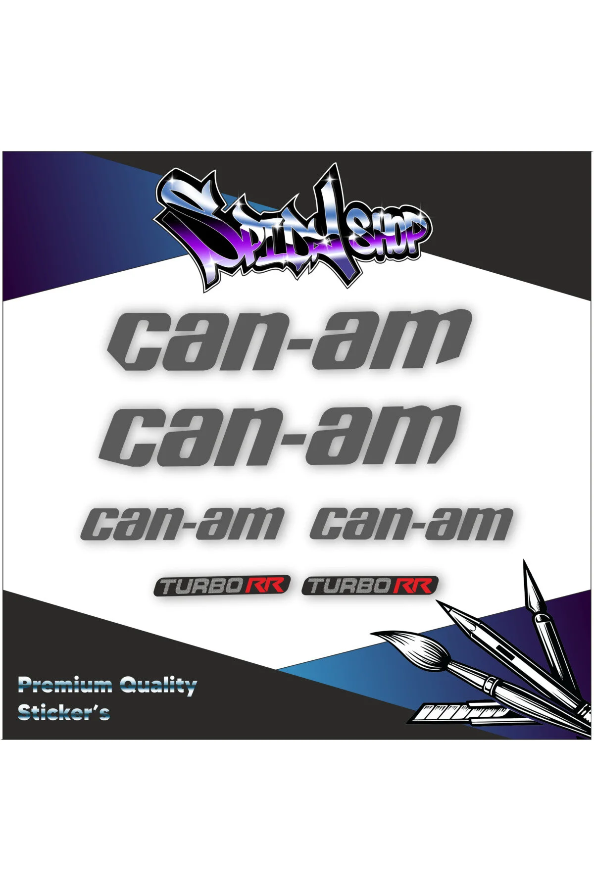Can-am Maverick X Rs Turbo Rr Sticker Set