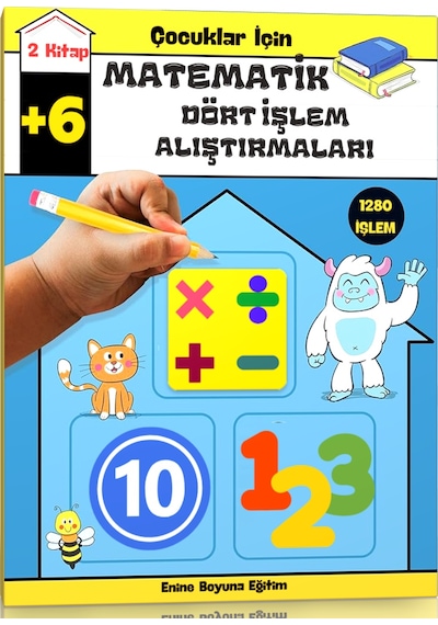 Çocuklar İçin Matematik Dört İşlem Alıştırmaları Kitap Seti