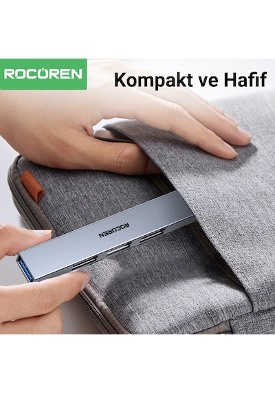 Rocoren Usb-a 3.0 5gbps 4 Portlu Usb Çoklayıcı Hub