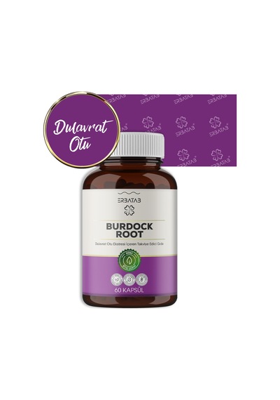 Erbatab Dulavrat Otu Burdock Root Ekstresi 60 Kapsül