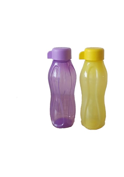 Tupperware Eko Şişe 310 Ml 2li Sarı-lila