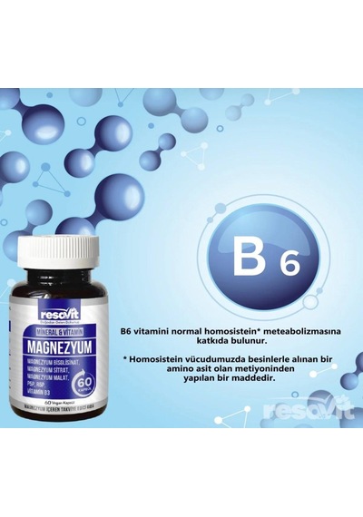 Resavit 2 X Magnezyum 3 Lü Form Bisglisinat-sitrat-malat