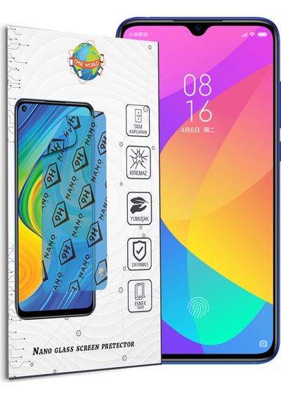 Xiaomi Mi 9 Lite Nano Ekran Koruyucu Kırılmaz Esnek Cam