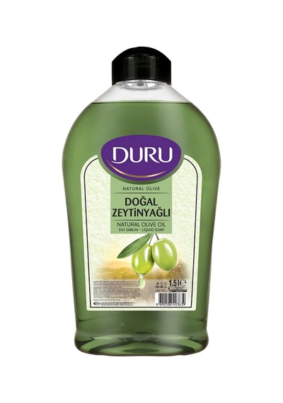 Duru Sıvı Sabun 1,5 L Zeyinyağlı Gold - 1500 Ml Bitkisel İçerikli 2'li Ekonomik Paket - 2 Adet Tarı