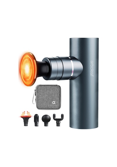 Arboleaf Masaj Tabancası Rahatlama İçin Sıcak İşlevli Mini Masaj Tabancası, 5 Seviye Ve 4 Ataşmanlı Kas Masajı Kullanışlı, Güçlü Masaj Tabancası Ultra Sessiz Usb C Şarj Edilebilir Arboleaf Masaj Tabancası Rahatlama İçin Sıcak İşlevli Mini Masaj Tabancası, 5 Seviye Ve 4 Ataşmanlı Kas Masajı Kullanışlı, Güçlü Masaj Tabancası Ultra Sessiz Usb C Şarj Edilebilir