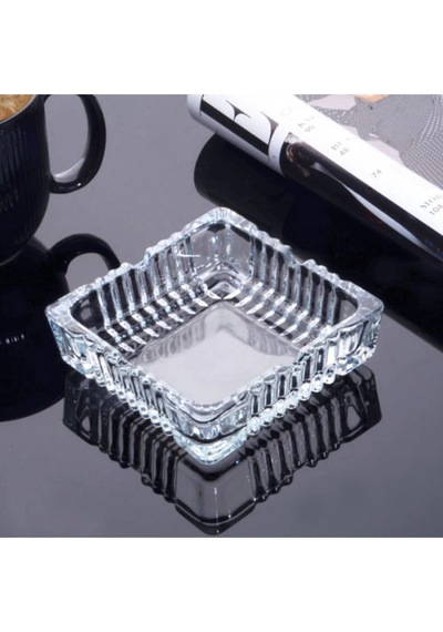 Kare Cam Küllük Cam Çok Renkli Kare