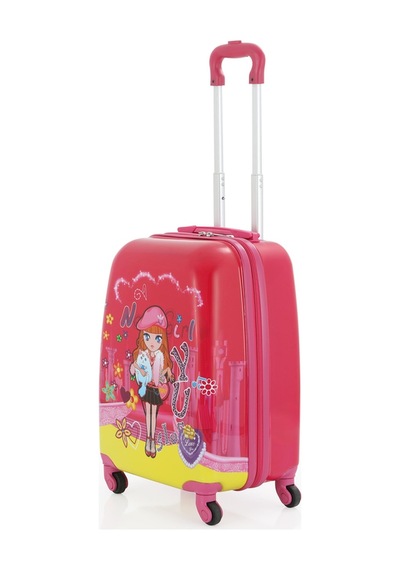 Mçs Group V307 Abs Çocuk Valiz-fuşya Nely Girl Fuşya