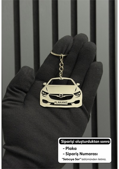 Kişiye Özel Opel İnsignia Anahtarlık Paslanmaz Çelik