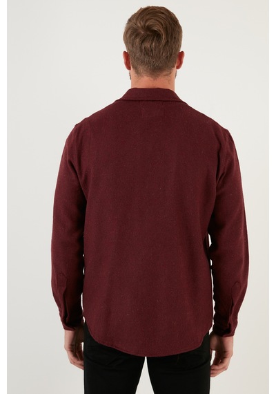 Buratti Erkek Gömlek Cf21W112925 Bordo