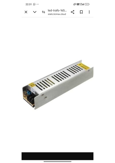 12 V 16.5 Amper Le Ve Kamera Trafosu 16.5 Amper I 200 Watt