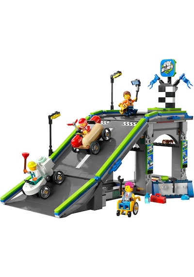 LEGO® City Senin Kuralların: Yarış Arabası Rampa Parçası 60460 - 6 Yaş ve Üzeri Çocuklar için Yaratıcı Oyuncak Yapım Seti (436P)