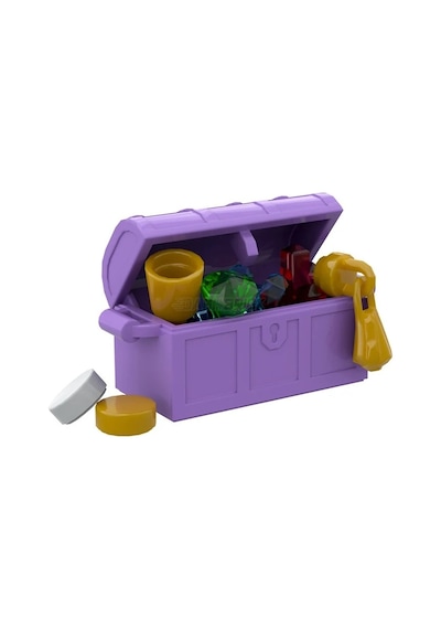 Orjinal Parçalar: Hazine Sandığı Ve Aksesuarları - Treasure Chest Mini Moc