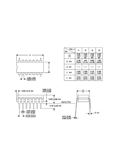 Ca3054 Amplifikatör Entegresi Dip-14