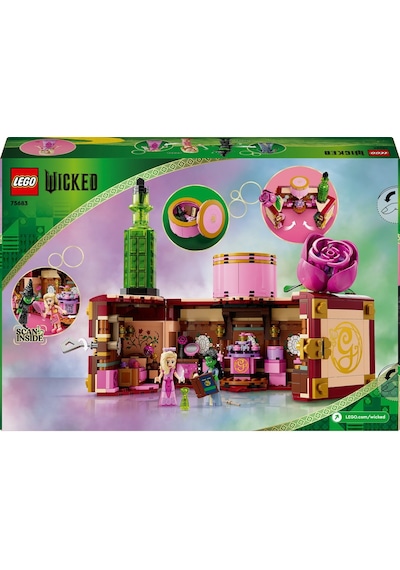 LEGO® Wicked Glinda ve Elphaba’nın Yurdu 75683 - 8 Yaş ve Üzeri Çocuklar için 2 Mini Bebek İçeren Fantastik Oyuncak Yapım Seti (740 Parça)