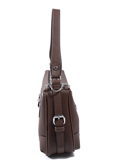 Silver Polo Sp1269 Kadın Omuz Çantası Petek Kahve-kahve