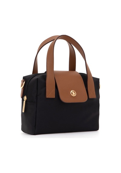 U.S. Polo Assn. Kadın Siyah Kapitone Çapraz Çanta 50317833-VR046