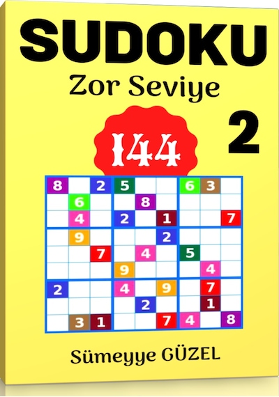 Sudoku Zor Seviye Kitap Seti 3 Kitap