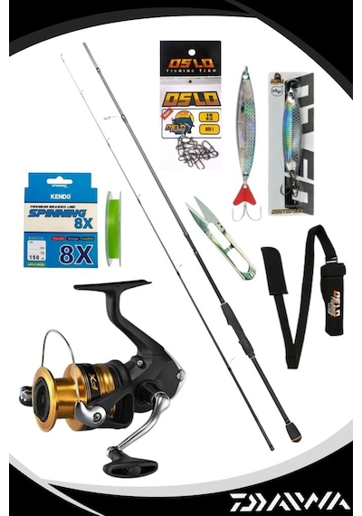 Daiwa Rx Lure Bf 270cm 10-35gr Shimano Fx 4000 8 Örgü Spin Olta Seti Standart