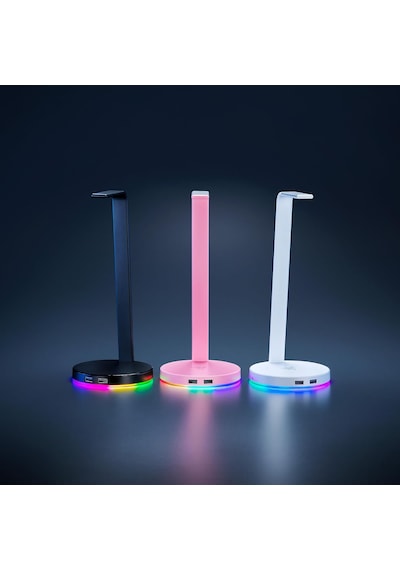 Base Station V2 Chroma - Usb Hub'lı Ve Rgb Aydınlatmalı Kulaklık Standı 7.1 Surround Sesli Usb Hub, Entegre Kulaklık Tutucu, Kaymaz Stand, Chroma Rgb Mercury