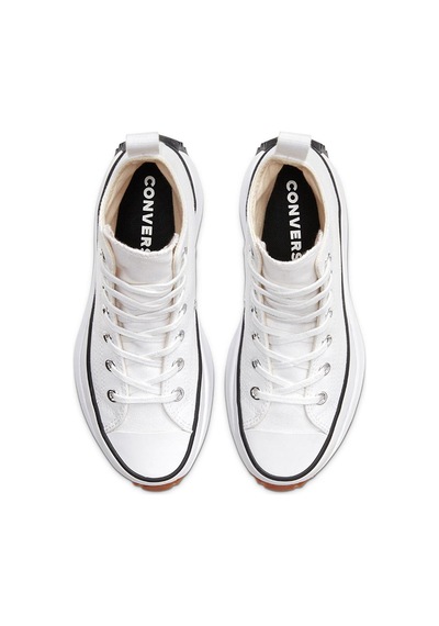 Converse Run Star Hike Canvas Platform Erkek Beyaz Sneaker Ayakkabı 166799c Beyaz