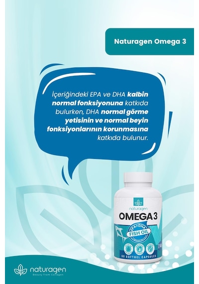 Naturagen Omega3 Fish Oil 1200 Mg 60 Softgel
