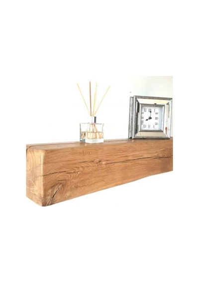 Rustic Meşe Duvar Rafı (388001629)