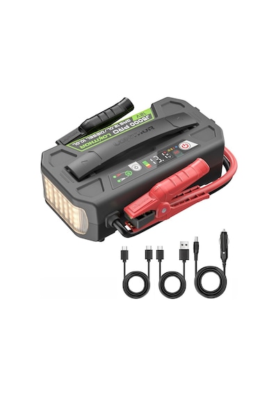 Lokithor J5000pro 12v 5000amp Lifepo4 Akıllı Akü Takviye + Powerbank + Led Lamba