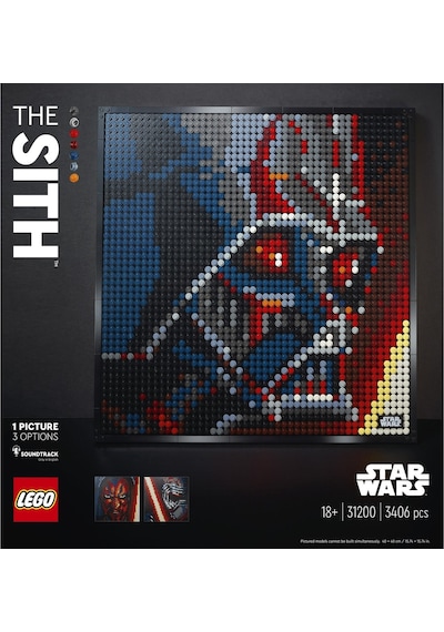 LEGO® Art Star Wars 31200 The Sith 3406 Parça
