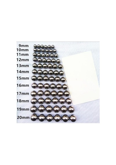 Dünya Magnet 10 Adet 20mm Çelik Bilya - Çok Amaçlı Bilye - Tane Demir Misket Rulman Diğer