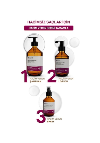 İnce Telli Ve Hacimsiz Saçlar İçin Hacim Veren Sprey 100 Ml