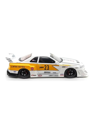 Hobbiez World Nissan Skyline Gt-r R34 Liberty Walk Beyaz - 1901-411a 1:24 Model Araba