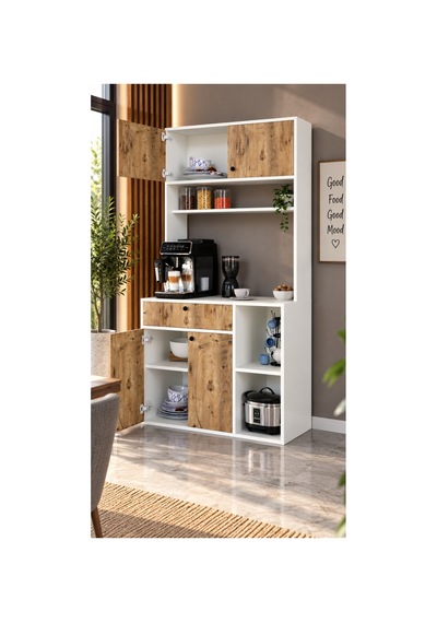 Nisan Kahve Köşesi Çekmeceli Çok Amaçlı Mutfak Dolabı Beyaz & Atlantik Çam Beyaz-atlantik Çam - 906150037 Beyaz-atlantik Çam Nisan Kahve Köşesi Çekmeceli Çok Amaçlı Mutfak Dolabı Beyaz & Atlantik Çam Beyaz-atlantik Çam - 906150037 Beyaz-atlantik Çam