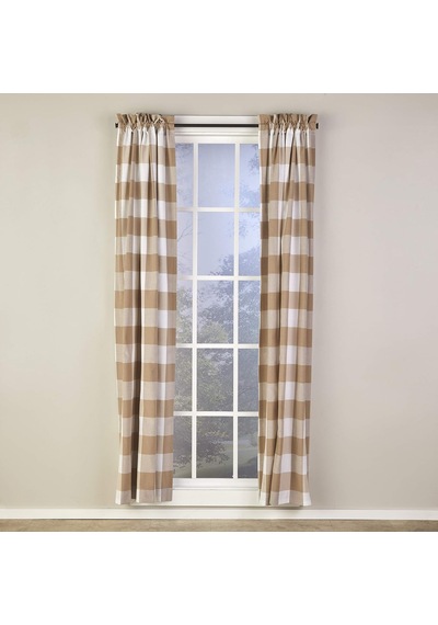 Lexroo By Saturday Knight Ltd. Grandin Perde Paneli, 40x63, Taba Rengi/beyaz