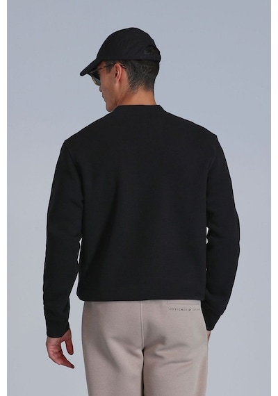 Lufian Pıtcher Erkek Sweatshirt Siyah 001