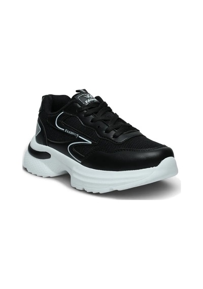 Texin 2626 Sneaker Unisex Spor Ayakkabı SİYAH-BEYAZ