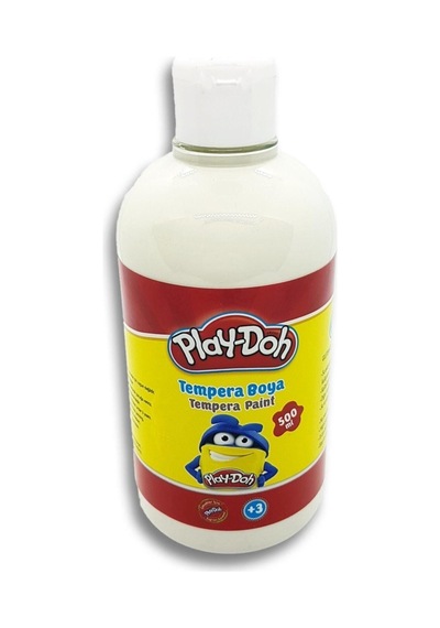 Tempera Boya 500 Ml. Beyaz Renk Karışık Çok Renkli