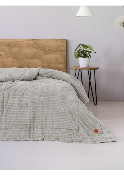 Cotton Box Wave Çift Kişilik Yorgan Gri 195x215 Cm Gri