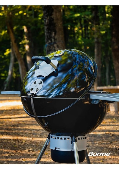 Partner 55.05 Black Masalı Profesyonel Kömürlü Barbekü - Mangal - Bbq Çok Renkli