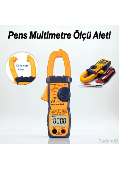 600v Pens Multimetre Dijital Ölçü Aleti Gerilim Direnç Ampermetre Voltaj Elektrik Ölçüm Akım Cihazı